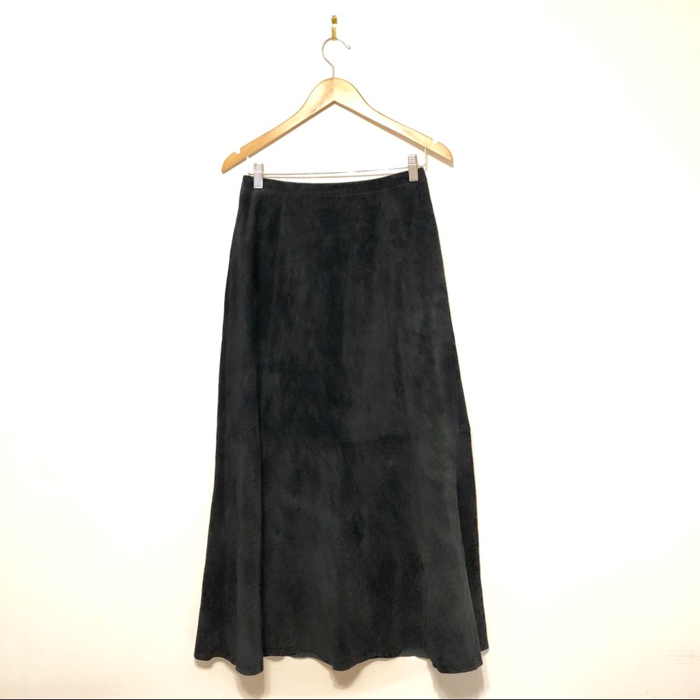 CHICOS | Black Suede Skirt